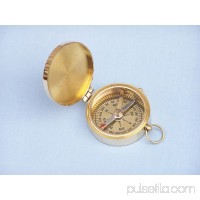 Magellan Brass Compass 2" - Decorative Brass Compass - Small Brass Compass - Hand Held Brass Compass - Nautical Decoration - Brand New   